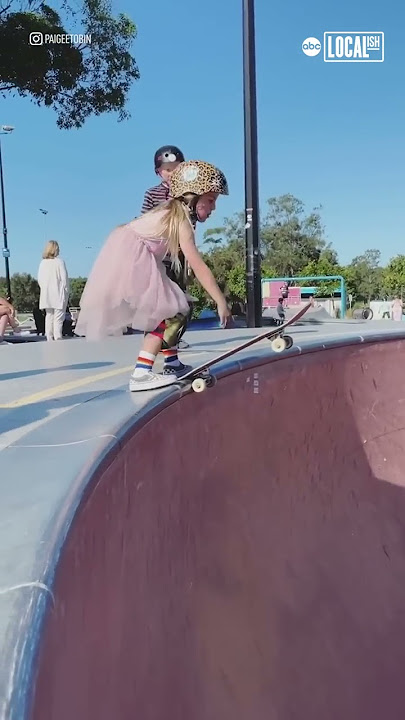 Six-year-old girl is a skateboarding prodigy