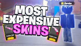 Raiding With The MOST EXPENSIVE SKINS.. 😳 (Da Hood)