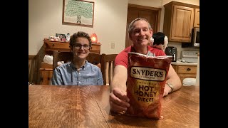 Hot Honey Pieces from Snyder’s of Hanover!  Limited Edition!  Sweet and Spicy!