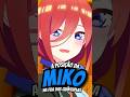 Posição da Miku nas Quintuplas #anime #miku