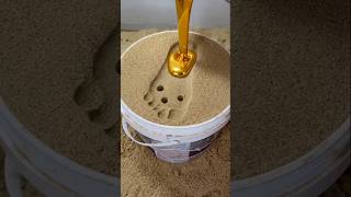 #quickshape #artposes #stepbystep From Sand to Gold Art in 60 Seconds (Satisfying Transformation)