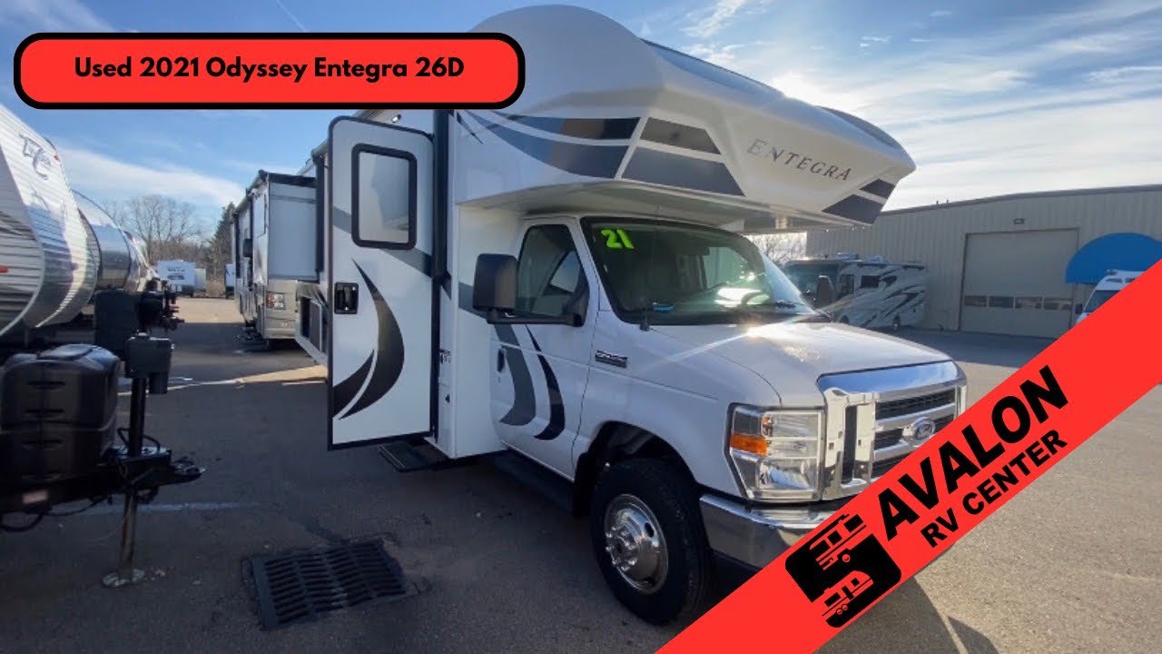 Integra Riada Rv 2021 USED 2021 Entegra Coach Odyssey 26D Class C Motorhome Walk Through ...