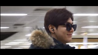 [LeeMinHo, 직캠] 이민호 141212 제작보고회 출근 & 1230 김포 입국