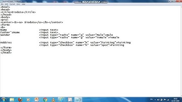 #html #biodata How to create Biodata in html