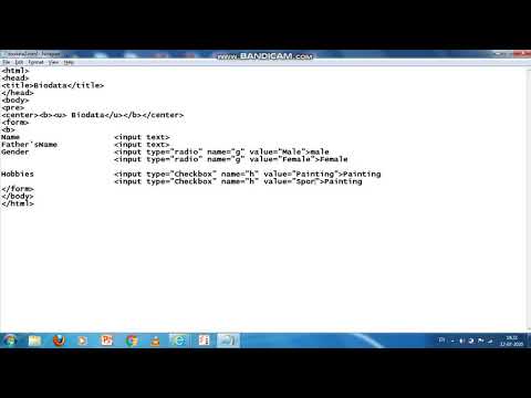 #html #biodata How to create Biodata in HTML