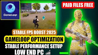 Gameloop Optimization | Tips For Low-End & Mid-End PC | Smooth + Stable Gameplay