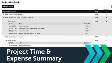 Project Time & Expense - Trackfront Tutorials