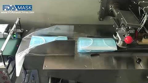 Disposal medical face mask counting sorting feeding machine mask counting dropping flow bag packagin