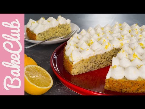 Video: Zitronen-Mohn-Kuchen Mit Mandeln