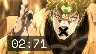 Jotaro vs Dio but the Timing is ACTUALLY REALISTIC