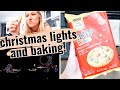 getting in the christmas spirit | charlotte motor speedway lights &amp; baking christmas cookies