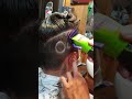 Squid Game Logo haircut x Manbun #haircut #hair #manbun #fade #tranformation #ตัดผม #burnxhead