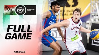 Latvia 🇱🇻 vs India 🇮🇳 | Men | Full Game | FIBA 3x3 U18 World Cup 2023