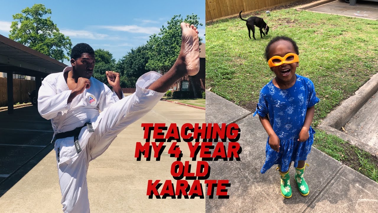 Epic Fail Teaching My 4 Yr Old Karate YouTube