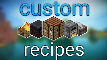 How To Make Custom Recipes for Minecraft 1.16 +