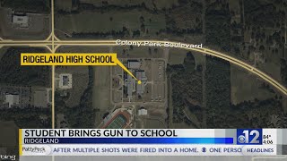 Gun found in backpack of Ridgeland High School student