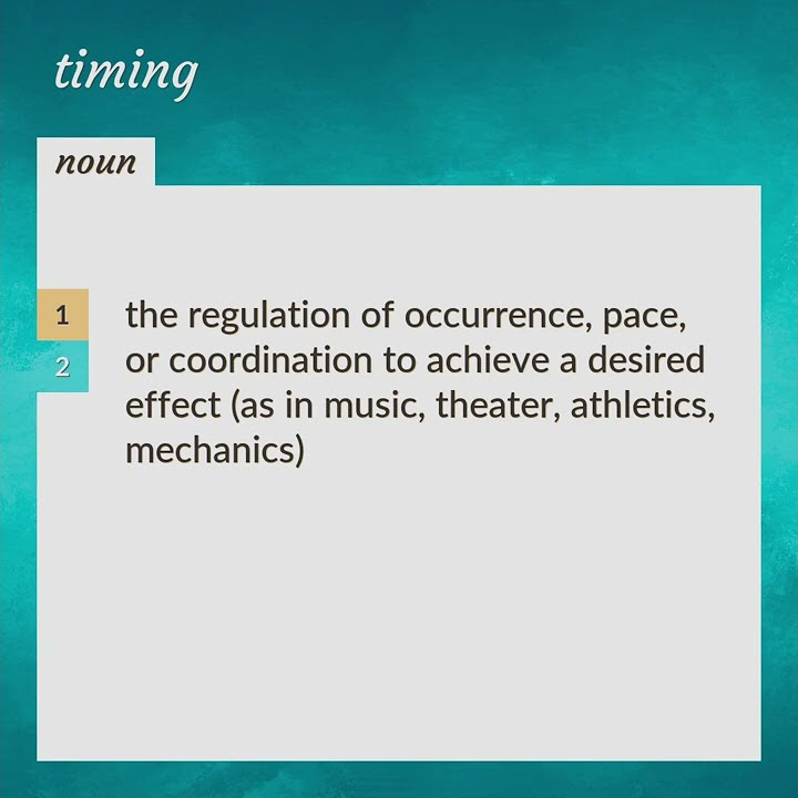 timing-meaning-of-timing-youtube