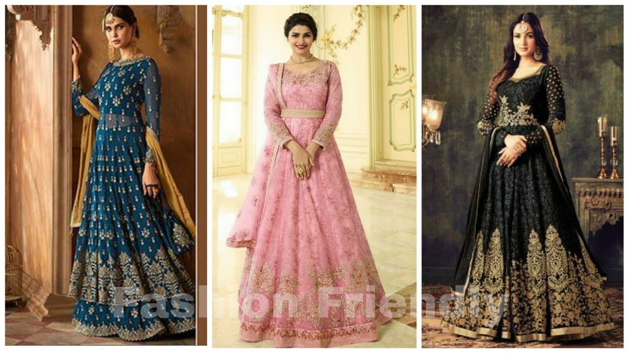 latest anarkali dress designs 2019