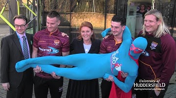 Patron of Be A Hero Campaign visits the University of Huddersfield
