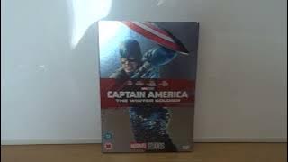 Captain America The Winter Soldier (UK) DVD Unboxing