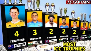 Most ICC Trophies Won as Captain