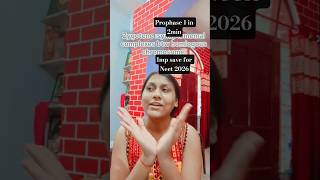 prophase 1 in 2min. Neet concept with common sense. no trick #share #neet2026