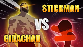 Gigachad vs Stickman