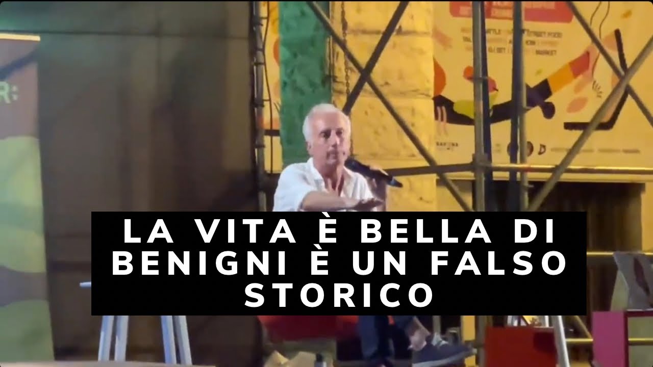 Travaglio: LA VITA È BELLA DI BENIGNI È UN FALSO STORICO, sono stati i