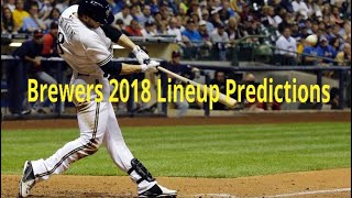 2018 Milwaukee Brewers Lineup Predictions
