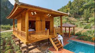 The talented girl built a fully equipped villa in just 414 days.| by @quanthiky-peacefullife3868