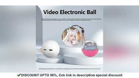3D Video Crystal Ball DIY Memory Art Glass Ball Lamp Spherical Pixel Display 2.7inchs Screen 4GB Vid