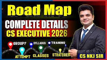 📢🔥CS Executive full details for june 26 Attempt | Study Plan | Road Map | CS NKJ SIR #cs  #csexam📢🔥