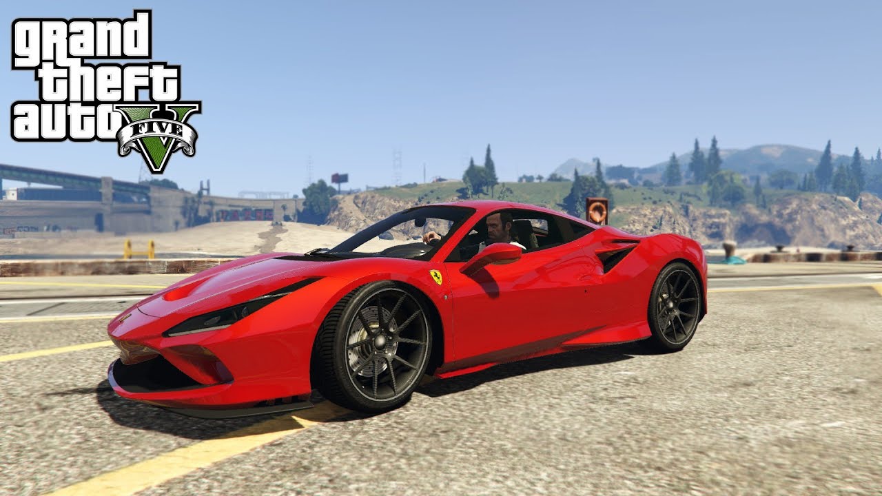 GTA V Online: PRIMEIRA CORRIDA com novo carro FERRARI F8! (novo) 