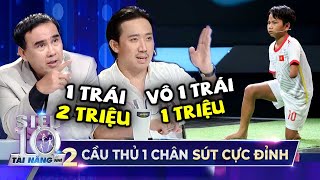 Trấn Thành, Quyền Linh thi nhau 'GIÚP ĐỠ' Siêu Nhí 1 Chân vượt nghịch cảnh 'SÚT XA SIÊU HẠNG'