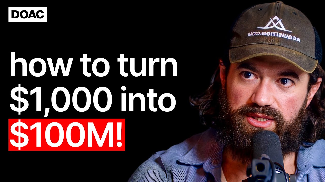 ⁣The Man That Makes Millionaires: How To Turn $1,000 Into $100 Million!: Alex Hormozi | E235