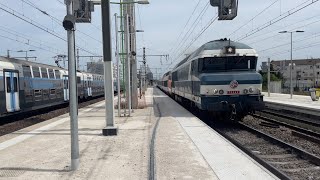 Train | Passage sans arrêt d’une CC72084   TGV PSE numéro 16 à Melun