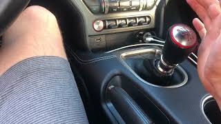 GT350 Issues Shifting Into 2nd and Reverse Lockout Bypassed??