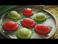 Ang Ku Kueh with Mung Bean Paste Filling - 紅龜粿