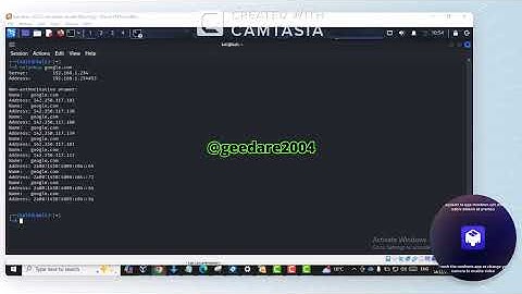 Kali Linux Tutorial: Understanding nslookup Command Output (DNS Explained)