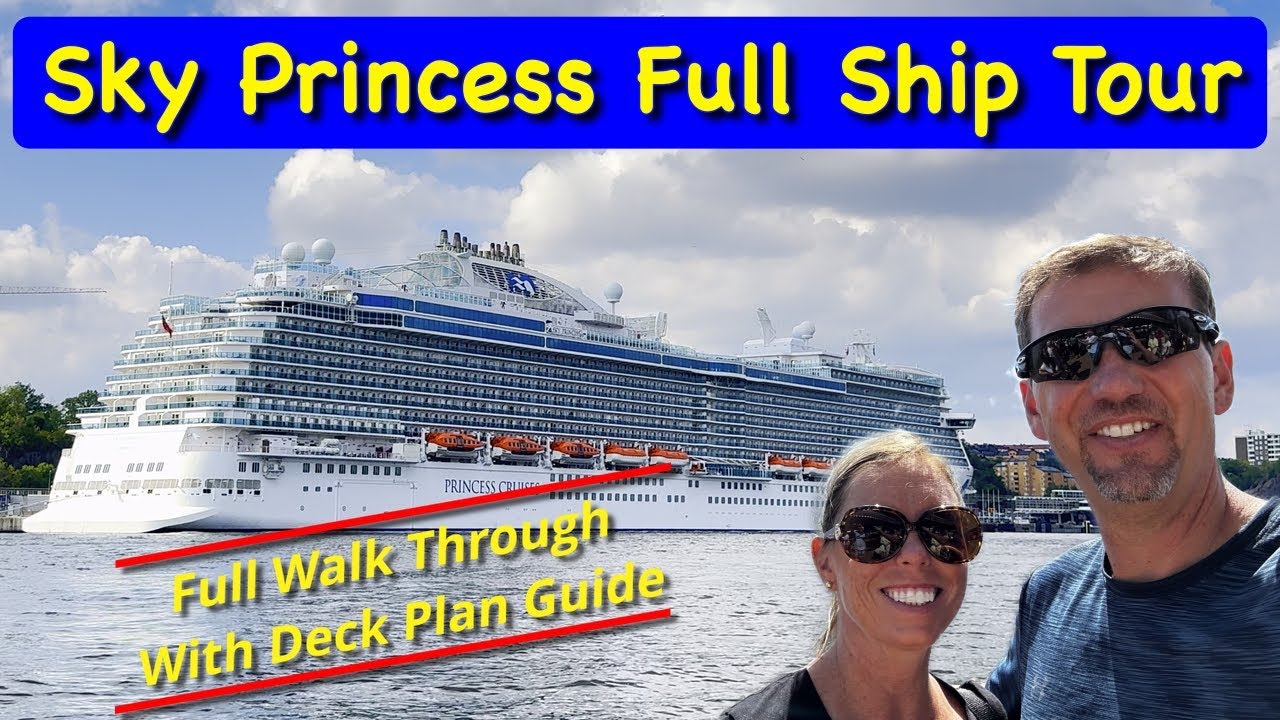 Sky Princess Full Ship Tour - Complete Tour With Deck Plan Guide of One of the Royal Class of Ships