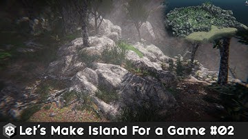 Making Complete Island for a Game Level. (Speed Level Designing #02)