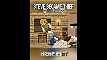 Steve and Alex Became Thieves Cursed Minecraft Moments ft. Trollface..!💀 #memes