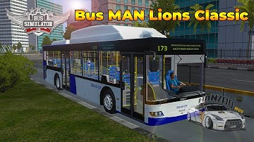 Bus MAN Lions Classic - BUSSID || HANZOO MOD