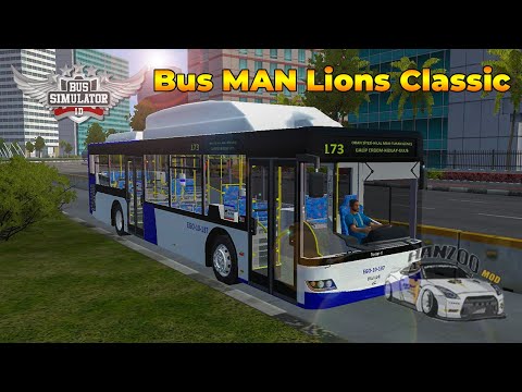 Bus MAN Lions Classic - BUSSID || HANZOO MOD