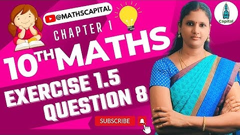 Exercise 1.5 question 8 class 10 maths chapter 1 Relations and Functions TN Samacheer Ex1.5 q8 10th