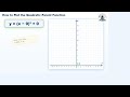 G 10 11 Quadratic Function Parent Function Graph Step Pattern