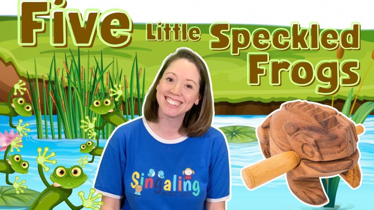 Five Little Speckled Frogs | Nursery Rhymes | Fun Kids Songs | Singaling