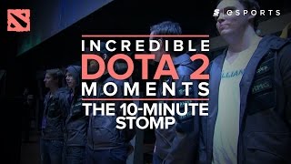 Incredible Dota 2 Moments: The 10-Minute Stomp (Alliance vs. iNfernity)