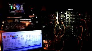Eurorack modular + Pure Data jam