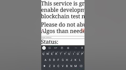 How to create Algo domain for free